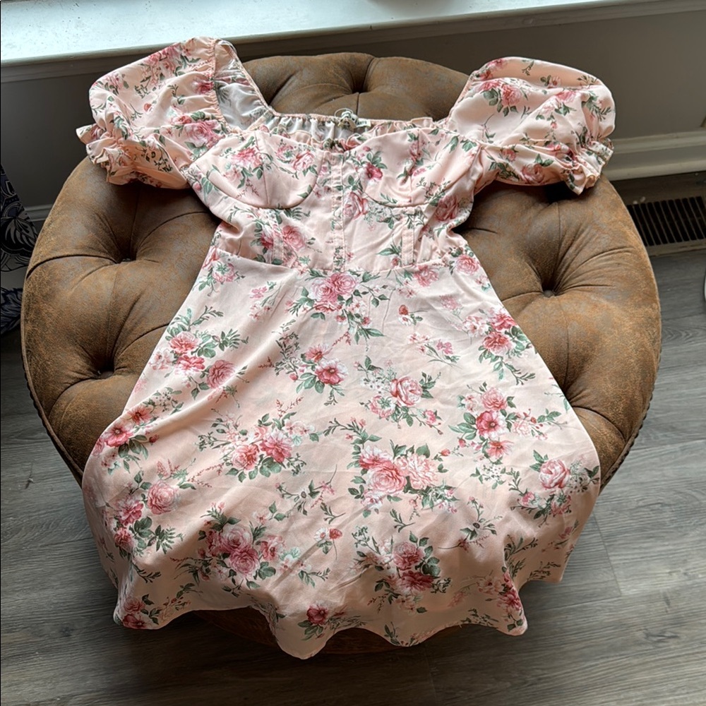 Floral Off-Shoulder Dress